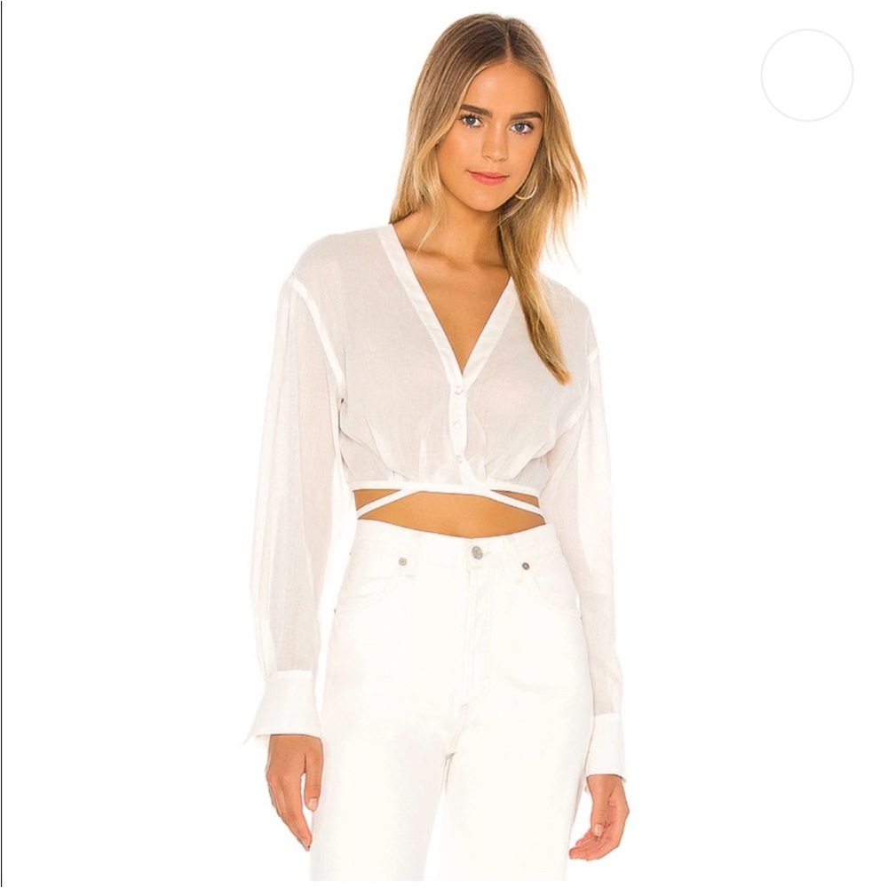 L’Academie The Jaida Crop Top- Size M